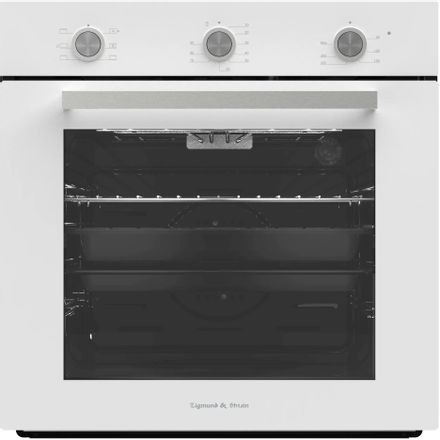 Духовой шкаф электрический ZIGMUND & SHTAIN E 151 W, 72л, дверца с 2 стеклами, белый
