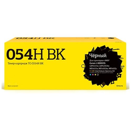 Картридж T2 TC-C054H BK, 054H BK/3028C002, черный / TC-C054H BK
