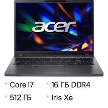 Изображение товара Ноутбук Acer TravelMate P2 TMP216-51-G2-72GZ 16 IPS Core i7 16ГБ SSD без ОС