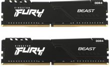 Изображение товара Kingston Fury Beast Black 64 ГБ DDR4 3200 МГц, 2x32ГБ, DIMM
