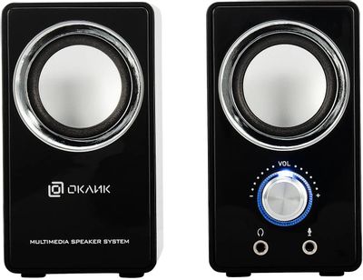 Характеристики Колонки Oklick OK-116, 2.0, черный [315691] (315691 ...