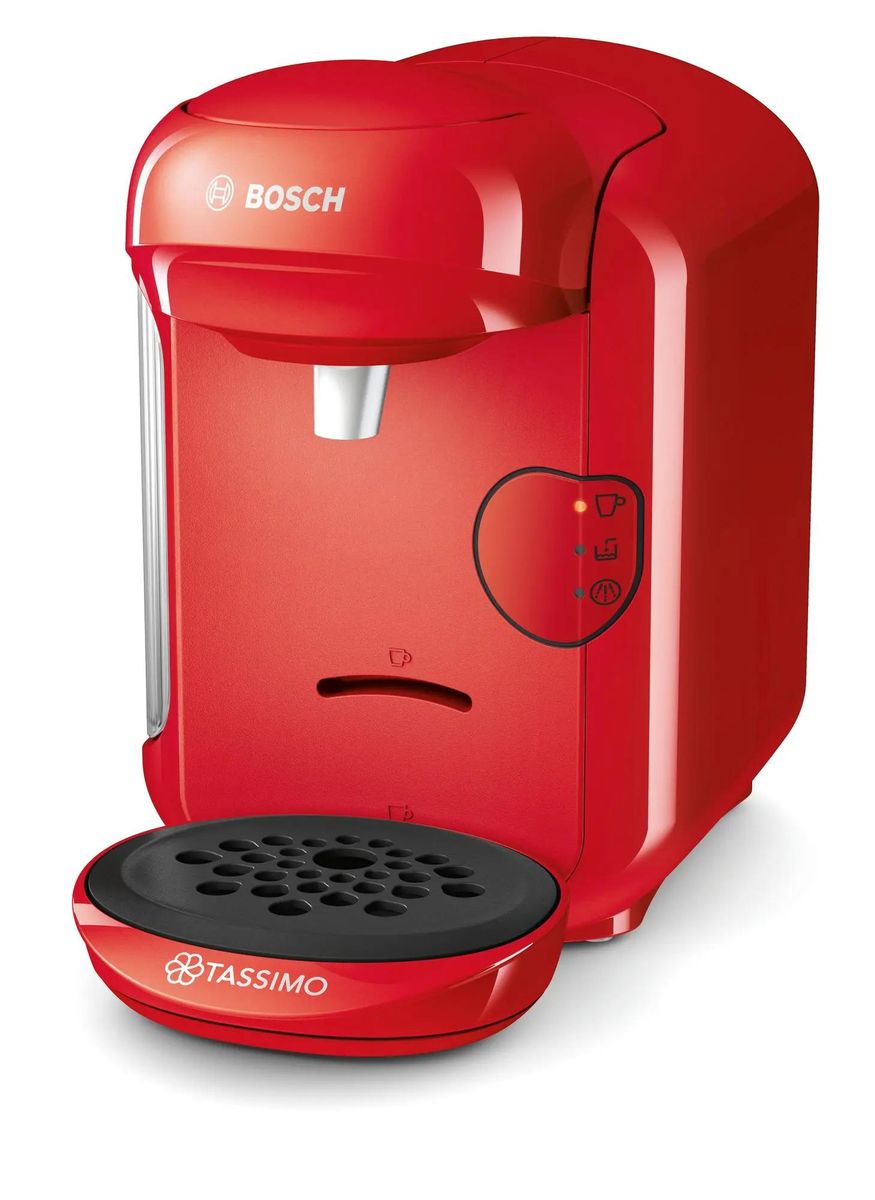 Капсульная кофеварка Bosch Tassimo TAS1403, 1300Вт, цвет: красный – купить  в Ситилинк | 476501