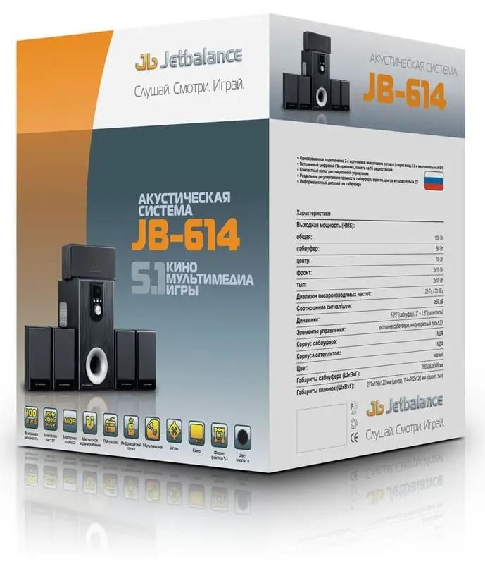 Отзывы о акустике Jetbalance JB-651CA