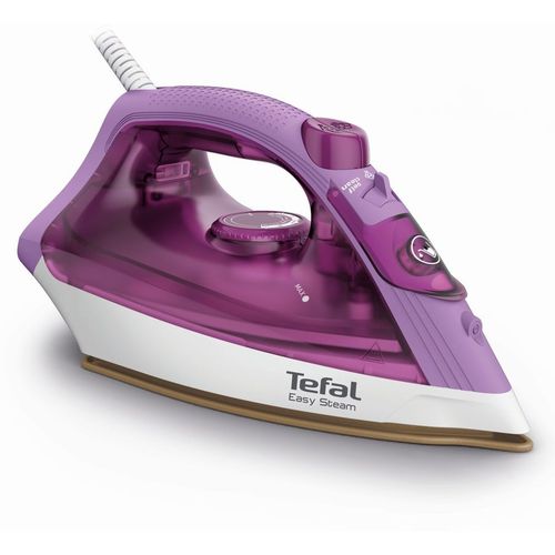 Утюг Tefal Steam Essential 2 FV1955E0, с паровым ударом, 1400Вт, фиолетовый и белый