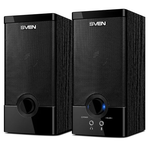 Колонки Sven SPS-603, 2.0, черный [sv-015183]