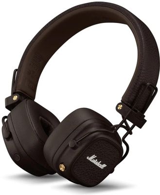 Наушники MARSHALL Major V, 3.5 мм/Bluetooth, накладные, коричневый ...