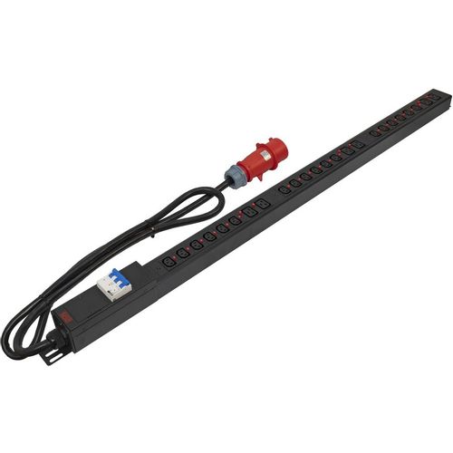 Блок распределения питания POWERCOM PDU-32AV24-18C3-6C9-3P, вертикал.размещ., C13Х18, C19Х6, Тип вход. тока 3x32A, 2м —… Блок распределения питания POWERCOM PDU-32AV24-18C3-6C9-3P, вертикал.размещ., C13Х18, C19Х6, Тип вход. тока 3x32A, 2м