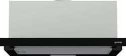 Встраиваемая вытяжка Gorenje TH60E7XB, управление кнопочное, черный/нержавеющая сталь