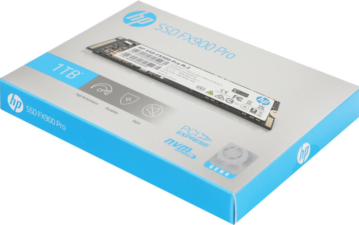 SSD накопитель HP FX900 Pro 1ТБ, M.2 2280, PCIe 4.0 x4, NVMe, M.2