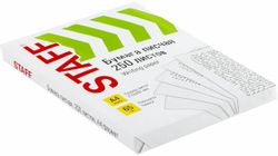 Бумага STAFF 114214, A4, 250л, 65г/м2, белый