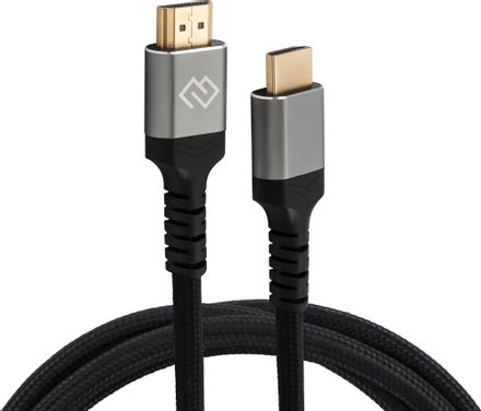 Кабель аудио-видео Digma HDMI (m) -  HDMI (m),  ver 2.1,  2м, GOLD,  ф/фильтр,  черный [d-hdmi-2ff-v2.1-2m]