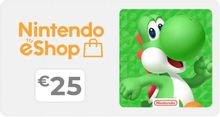 Изображение товара Карта пополнения Nintendo eShop 25 EUR для региона Европа