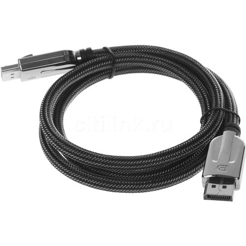 Кабель аудио-видео VENTION DisplayPort (m) - DisplayPort (m), ver 1.4, 1м, GOLD, черный [hcabf]