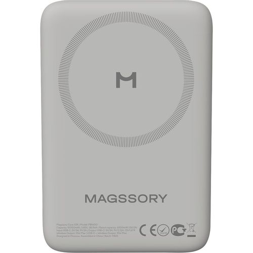 Внешний аккумулятор (Power Bank) MAGSSORY PBN013t, 10000мAч, титановый