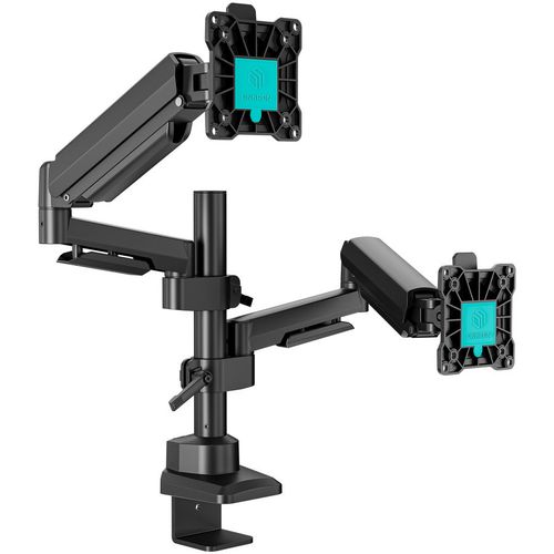 Кронштейн для мониторов ONKRON G140, до 32", до 16кг, настольный, поворот и наклон верт.перемещ., черный