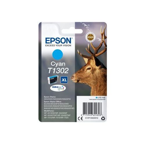 Картридж Epson T1302, голубой / C13T13024012 — цена и наличие Картридж Epson T1302, голубой / C13T13024012