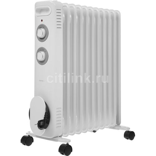 Масляный радиатор CENTEK CT-6230-11, 2500Вт, 11 секций, 3 режима, белый [ct-6230-11 white]