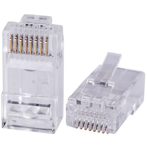 Коннектор CABEUS 8P8C-C6-FC UTP кат.6 RJ45 прозрачный 100 шт./кор.