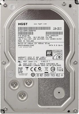 計8TB　HMS5C4040ALE640 台セット 2 ③HGST　4TB じゃんぱら-HGST 4TB/CoolSpin/64MB/6Gbpsの詳細 HMS5C4040ALE640 内蔵型ハードディスクドライブ