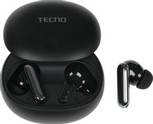 Изображение товара Наушники TECNO True 1 Air TU01 внутриканальные Bluetooth черные с шумоподавлением