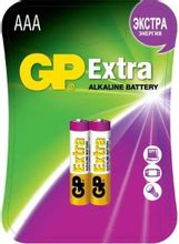Изображение товара AAA Батарейка GP Extra Alkaline 24AX LR03,  2 шт.