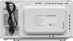 Микроволновая печь SunWind SUN-MW005, 700Вт, 20л, белый/черный