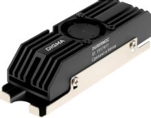 Радиатор Digma DGRDRM2C для 2280, с вентилятором 20мм, металлический