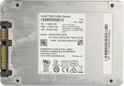 SSD Intel 540s Series SSDSC2KW120H6X1 120 2.5