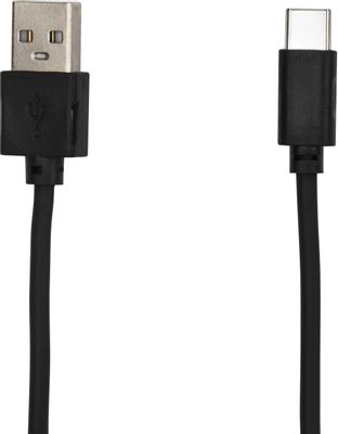 Кабель SunWind USB Type-C (m) -  USB (m),  1м,  3A,  черный