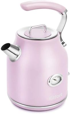 Чайник электрический KitFort КТ-663-3, 2200Вт, розовый