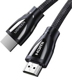 Изображение товара Кабель аудио-видео UGREEN HD140,  HDMI (m) -  HDMI (m),  ver 2.1,  5м, ф/фильтр,  черный [80405]