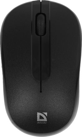 Мышь беспроводная Defender Datum MM-285, радио, оптическая, USB, 1600dpi, черный [52285]