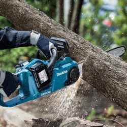 Цепная пила Makita DUC353PT2, аккумуляторная, 18В, 5Ач, с одним аккумулятором