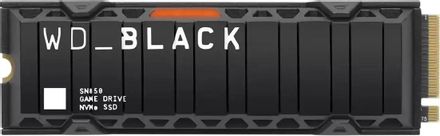 SSD накопитель WD Black SN850 WDS100T1XHE 1ТБ, M.2 2280, PCIe 4.0 x4, NVMe, M.2