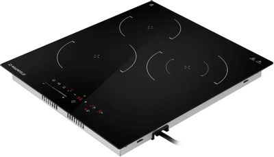 Электрическая варочная панель MAUNFELD CVCE453SDBK, Hi-Light ...