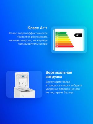 Стиральная машина Candy Smart CST G283DM/1-07, с вертикальной загрузкой ...