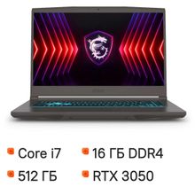 Изображение товара Игровой ноутбук MSI Thin 15 B12UC-1628XRU с Intel i7 и RTX 3050
