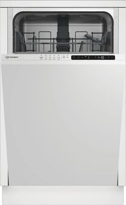 Встраиваемая посудомоечная машина Indesit DIS 1C59,  узкая, ширина 44.8см, полновстраиваемая, загрузка 10 комплектов