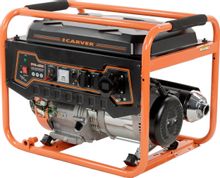 Изображение товара Бензиновый генератор CARVER PPG-6500 5.5 кВт 220/12 В 25 л