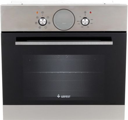 Духовой шкаф электрический GEFEST ЭДВ ДА 602-02 РН7,  52л,  дверца с 2 стеклами,  нержавеющая сталь
