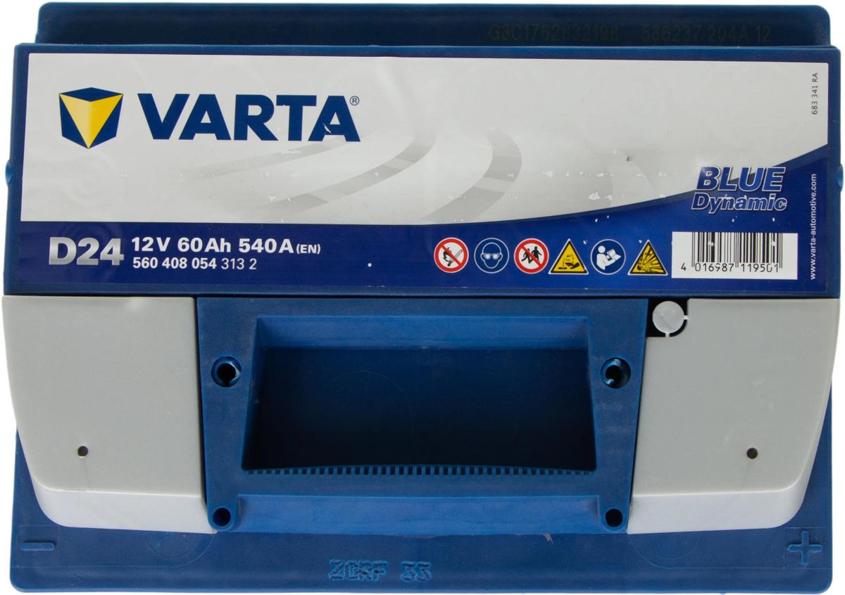 Аккумулятор автомобильный VARTA Blue Dynamic 60Ач 540A [560 408 054 d24] –  купить в Ситилинк