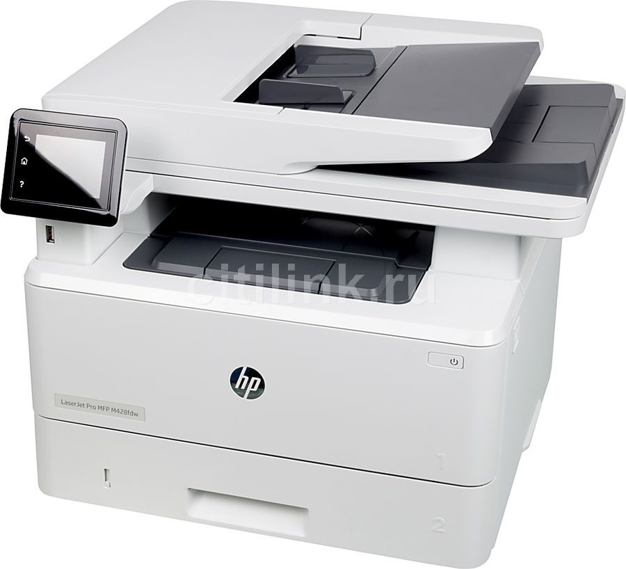 МФУ лазерный HP LaserJet Pro M428fdw черно-белая печать, A4, цвет белый  [w1a30a](восстановленный)