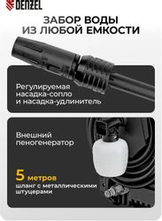 Мойка высокого давления DENZEL R-110