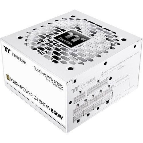Блок питания Thermaltake Toughpower GT Gen.5 SNOW, 850Вт, 80 PLUS GOLD, 120мм, белый, retail [ps-tpt-0850fnfage-w]