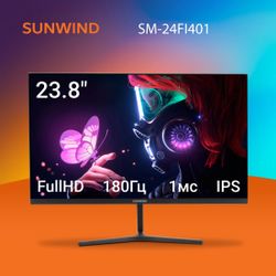 23.8" Монитор SunWind SM-24FI401, 1920x1080