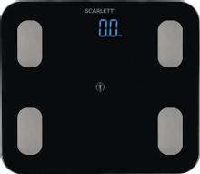 Изображение товара Напольные электронные диагностические весы Scarlett SC-BS33ED46 до 150 кг черные