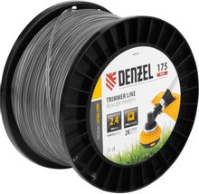 Изображение товара Леска для садовых триммеров DENZEL 96818,  2.4мм, 175м