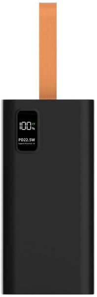 Внешний аккумулятор (Power Bank) PERO PB10,  60000мAч,  черный [pb10bl]