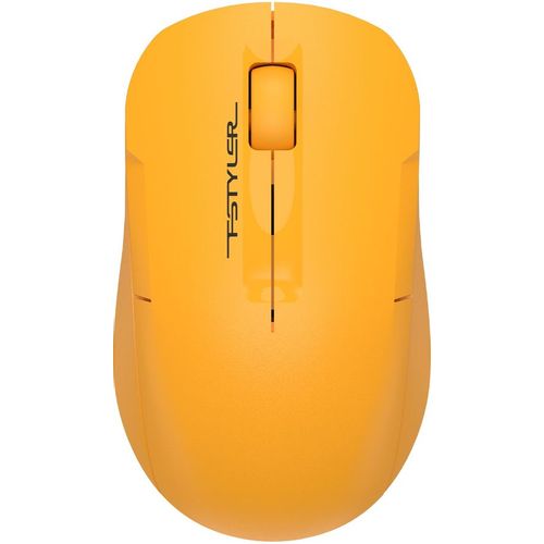 Мышь беспроводная A4TECH Fstyler FG15C Air2, радио, оптическая, USB, 1200dpi, желтый