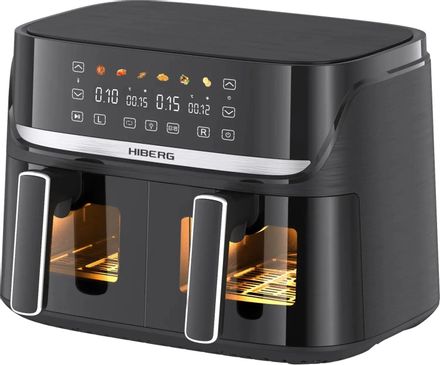 Аэрогриль HIBERG MGD 900 B, черный